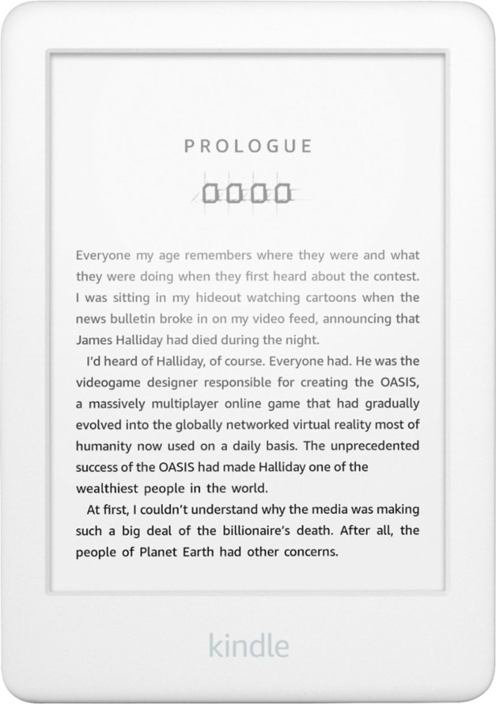 Amazon Kindle E-Reader, White